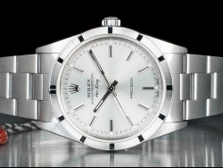 Rolex Airking 34 Argento Oyster Silver Lining 14010M
